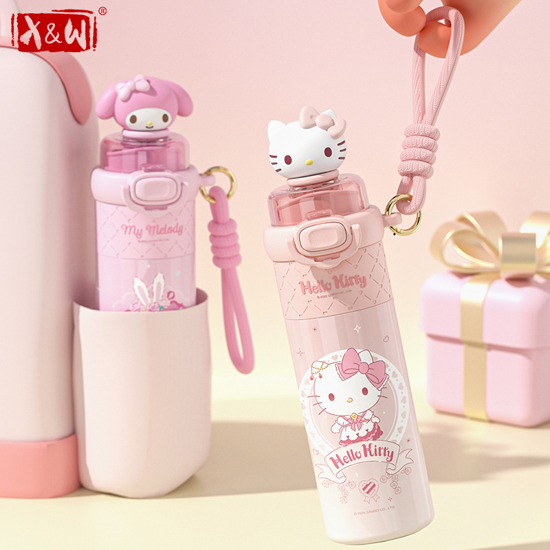 Baby Food Thermos - X&W ถ้วยเก็บความร้อนซานริโอ เฮลโล คิตตี้ มาย เมโลดี้