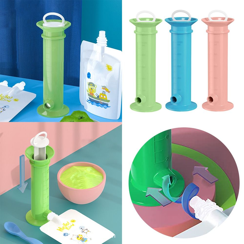 Baby Food Pouches 1 Year Old - เครื่องจ่ายอาหารถุงอาหารเด็กสำหรับเด็กวัยหัดเดินที่ปลอดภัยถุงบรรจุผลไม้น้ำซุปข้น