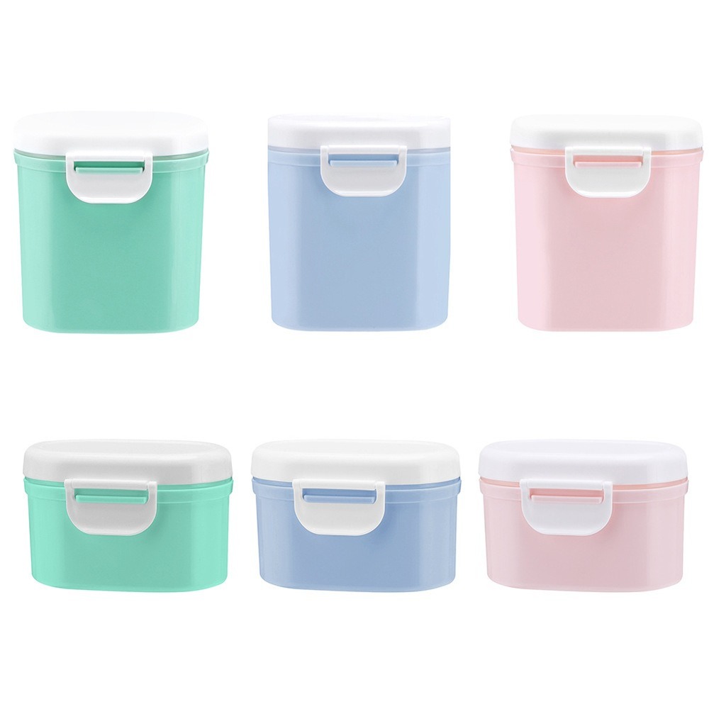 Baby Food Newborn - กล่องใส่นมผงสำหรับเด็ก กล่องเก็บนมผง กล่องเก็บอาหารหลายชั้น กล่องเก็บอาหารสำหรับเด็กเล็ก/เด็กโต ขนาดเล็ก/ใหญ่