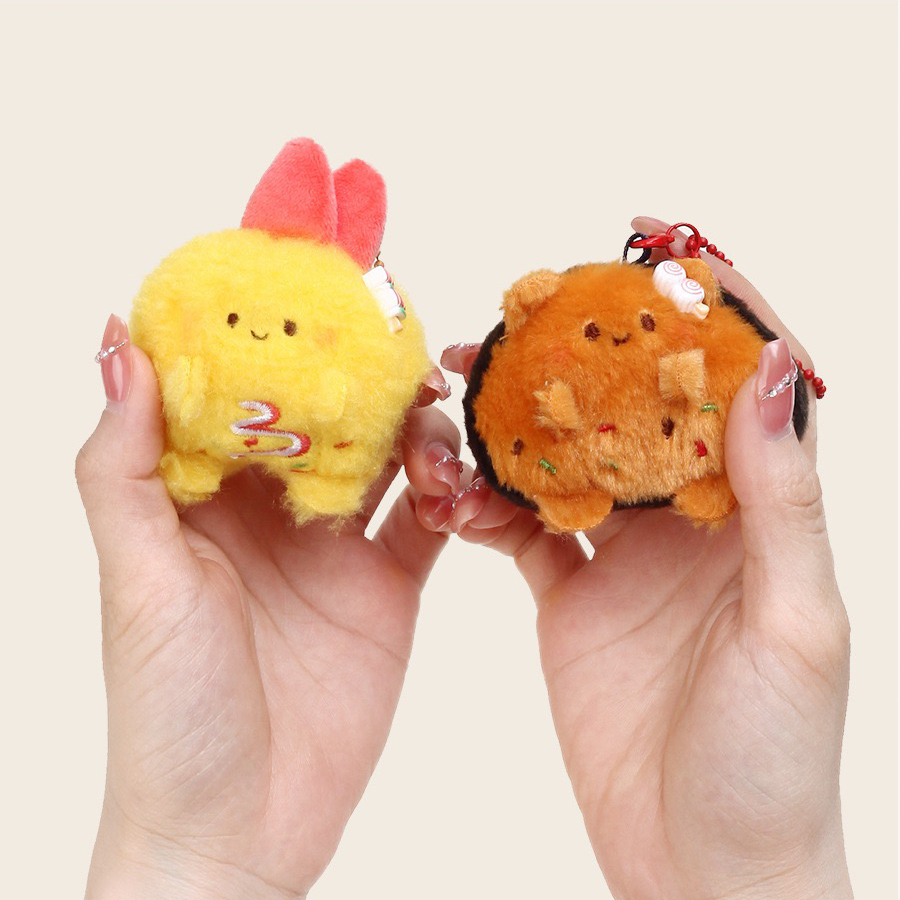 พวงกุญแจตุ๊กตาแม่เหล็กน่ารัก 1 - Baby Food Shrimp บทวิจารณ์และราคา