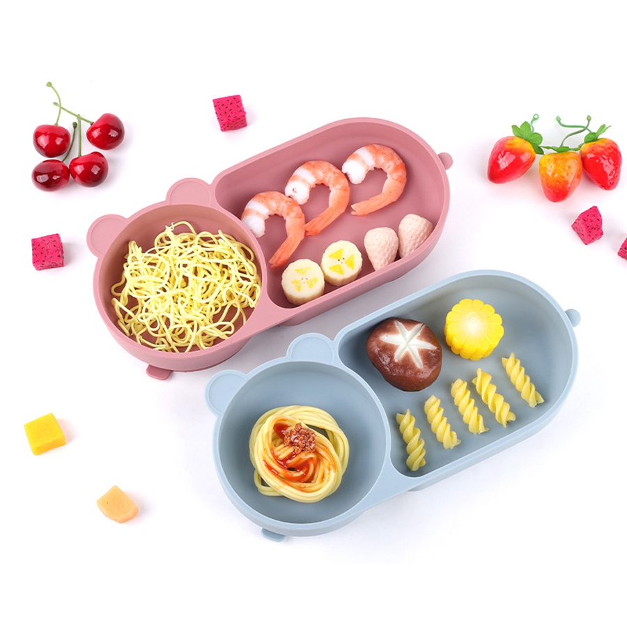ชามดูดซิลิโคนเด็ก ลายหมีน่ารัก - Baby Food Equipment บทวิจารณ์และราคา