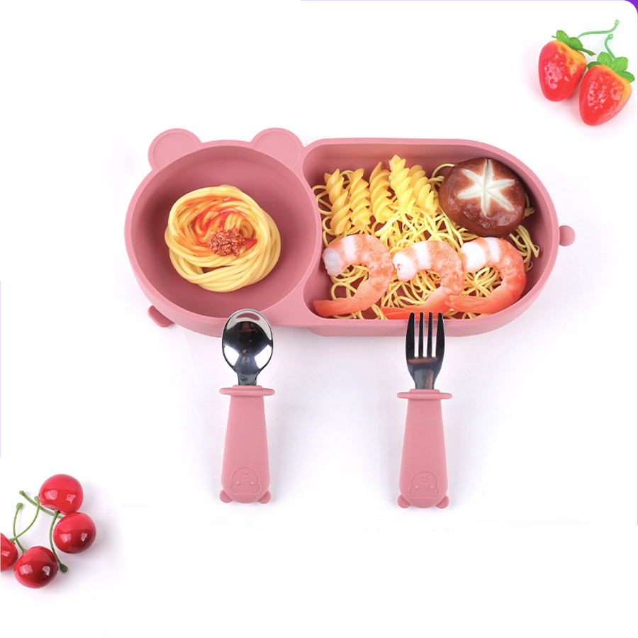 ชามดูดซิลิโคนเด็ก ลายหมีน่ารัก - Baby Food Equipment บทวิจารณ์และราคา