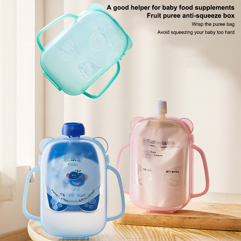 ที่ใส่ถุงอาหาร ป้องกันการหกเลอ - Baby Food Pouches 1 Year Old บทวิจารณ์และราคา