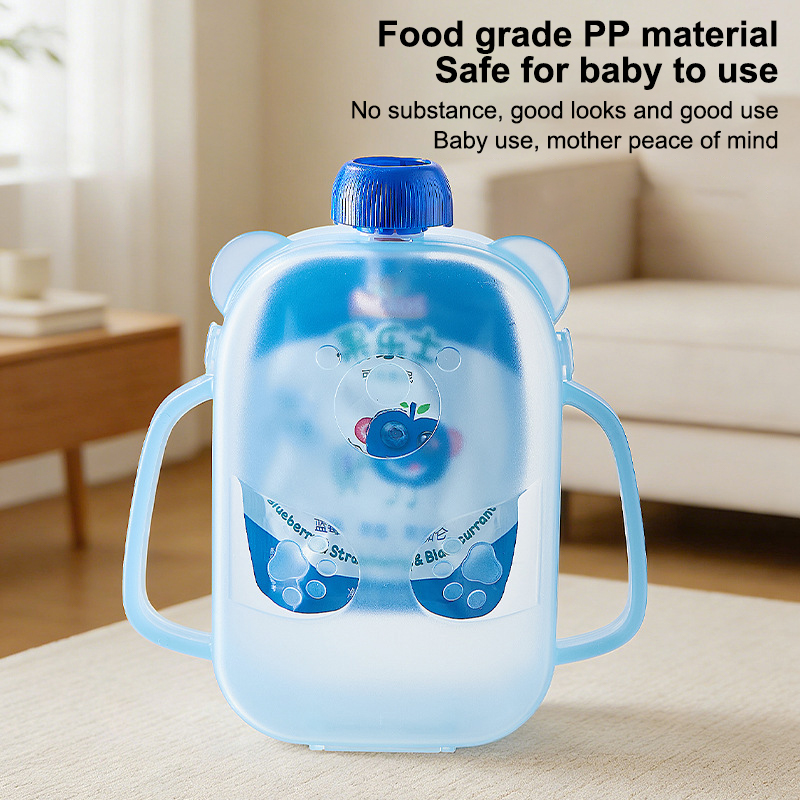ที่ใส่ถุงอาหาร ป้องกันการหกเลอ - Baby Food Pouches 1 Year Old บทวิจารณ์และราคา
