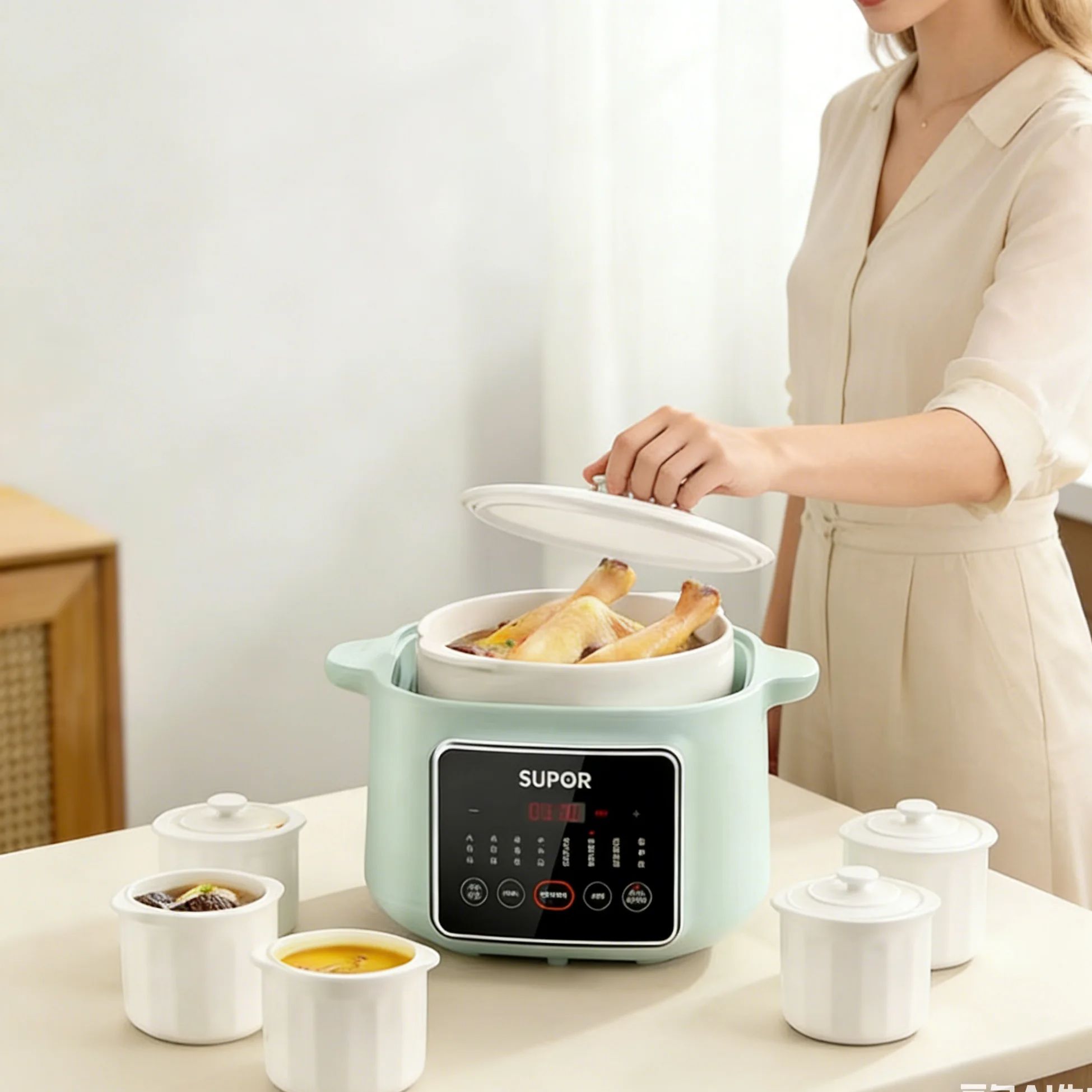 หม้อหุงช้าอเนกประสงค์เซรามิก S - Baby Food Stew บทวิจารณ์และราคา