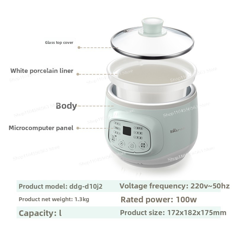 หม้อสตูว์ไฟฟ้าขนาดเล็ก DDZ-A08 - Baby Food Stew บทวิจารณ์และราคา