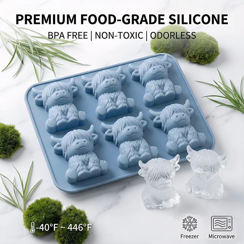 แม่พิมพ์น้ำแข็งรูปวัวไฮแลนด์ซิ - Baby Food Tray บทวิจารณ์และราคา