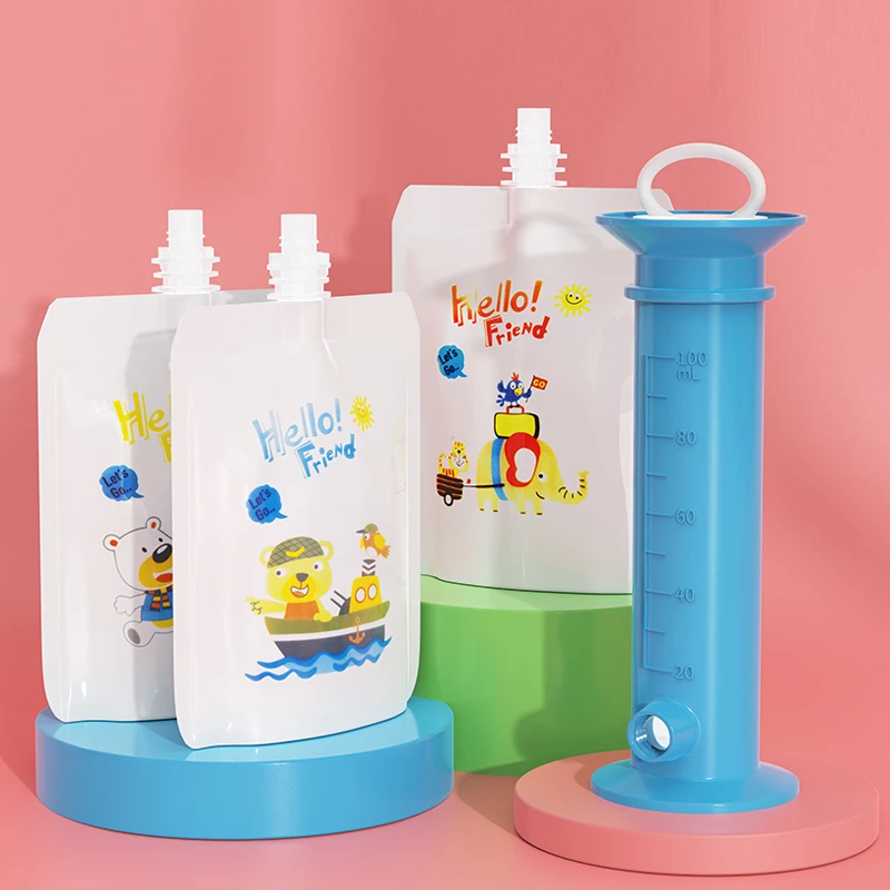 เครื่องจ่ายน้ำซุปข้นผลไม้ทารกแ - Baby Food Pouches 1 Year Old บทวิจารณ์และราคา