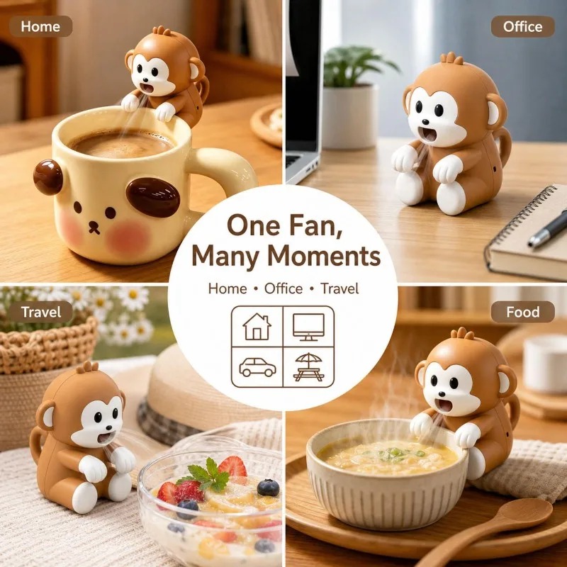 พัดลมระบายความร้อนรูปทรงลิงแบบ - Baby Food Stew บทวิจารณ์และราคา