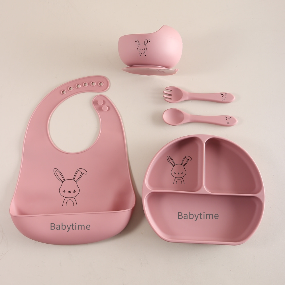 ชุดอุปกรณ์ทานอาหารเด็ก 5 ชิ้น  - Baby Food Tray บทวิจารณ์และราคา