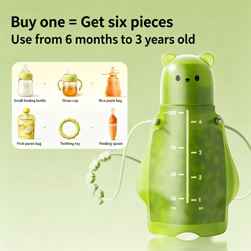 ถุงซิลิโคนใส่อาหารบดสำหรับเด็ก - Baby Food Pouches 1 Year Old บทวิจารณ์และราคา