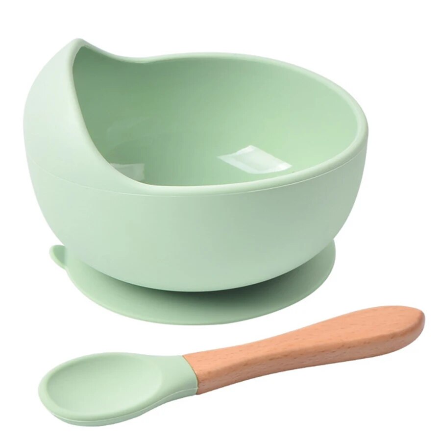 จานชามอาหารซิลิโคนกันหกสำหรับเ - Baby Food Tray บทวิจารณ์และราคา