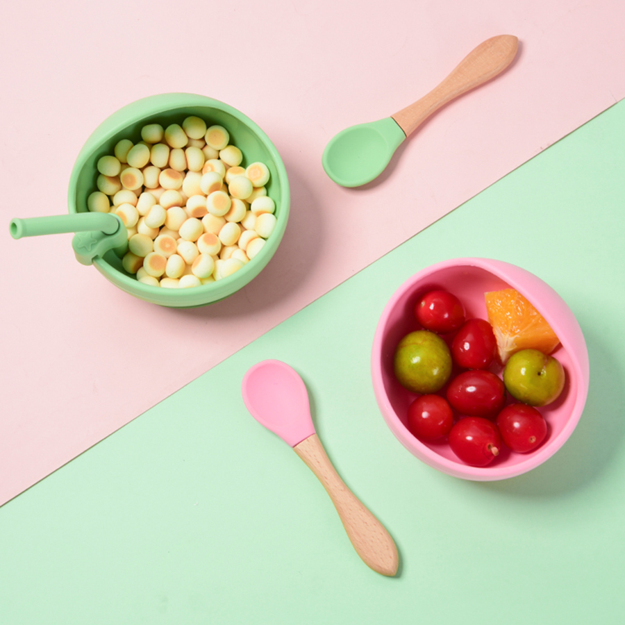 จานชามอาหารซิลิโคนกันหกสำหรับเ - Baby Food Tray บทวิจารณ์และราคา