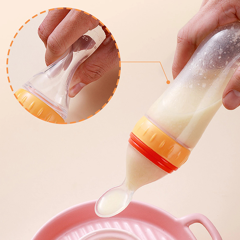 บีบขวดนมซิลิโคนทารกแรกเกิดการฝ - Baby Food Newborn บทวิจารณ์และราคา