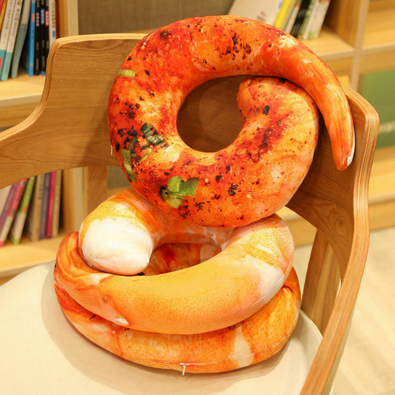 หมอนรูปตัวการ์ตูนรูปสัตว์ยัดไส - Baby Food Shrimp บทวิจารณ์และราคา