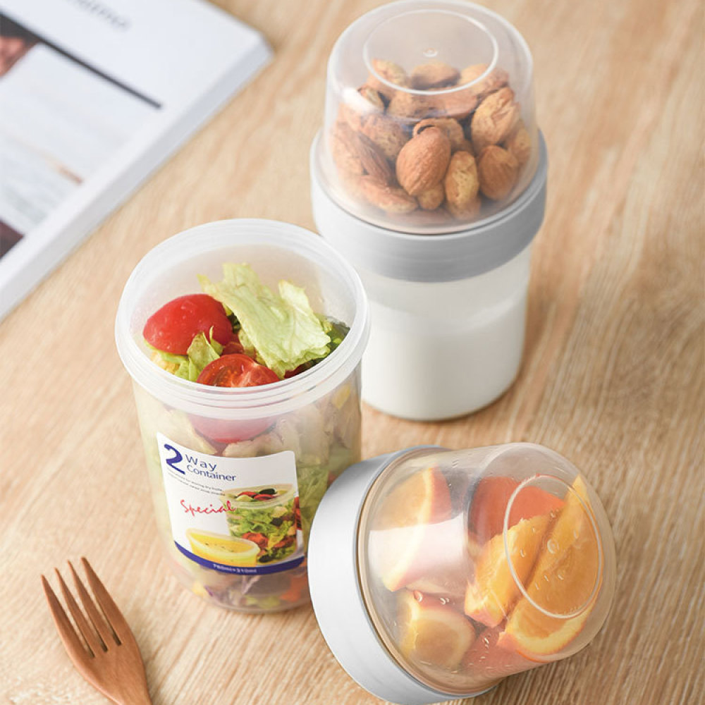 กล่องเก็บอาหารแบบพกพาสองชั้น ป - Baby Food Prep Containers บทวิจารณ์และราคา