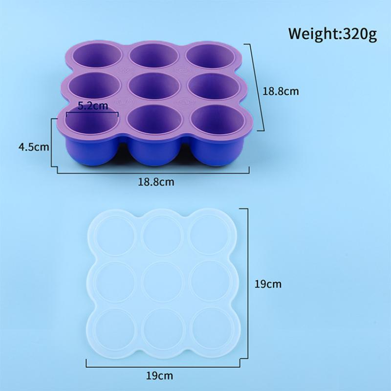 ภาชนะซิลิโคนสำหรับอาหารเด็ก 9  - Baby Food Tray บทวิจารณ์และราคา