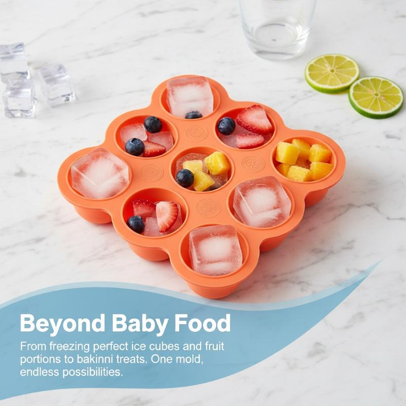 ภาชนะซิลิโคนสำหรับอาหารเด็ก 9  - Baby Food Tray บทวิจารณ์และราคา