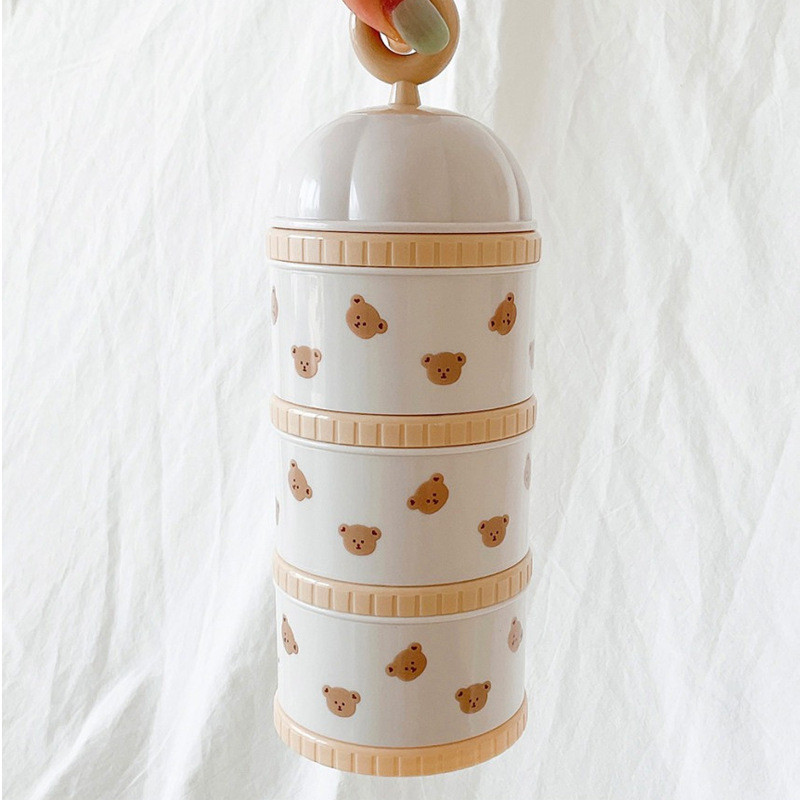 หมีน่ารักกล่องนมผงอุปกรณ์เสริม - Baby Food Newborn บทวิจารณ์และราคา