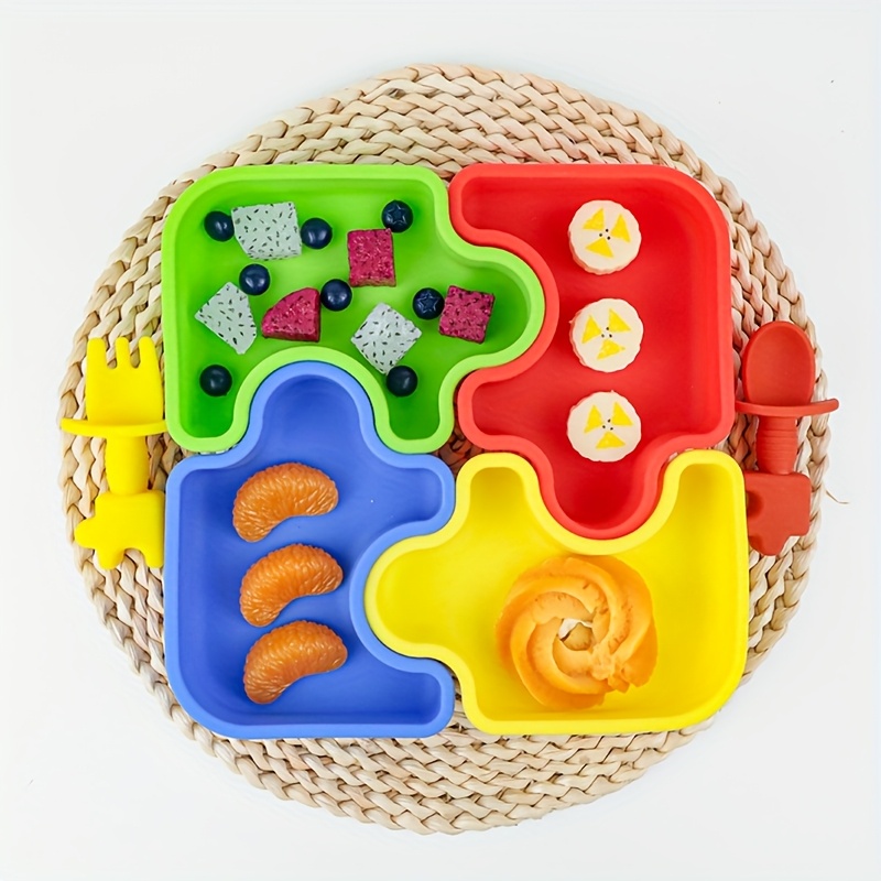 ชุดอุปกรณ์ป้อนอาหารซิลิโคนสำหร - Baby Food Tray บทวิจารณ์และราคา