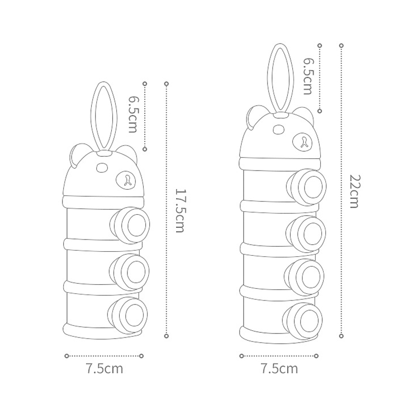 เก็บสาม/สี่ชั้นภาชนะบรรจุอาหาร - Baby Food Equipment บทวิจารณ์และราคา