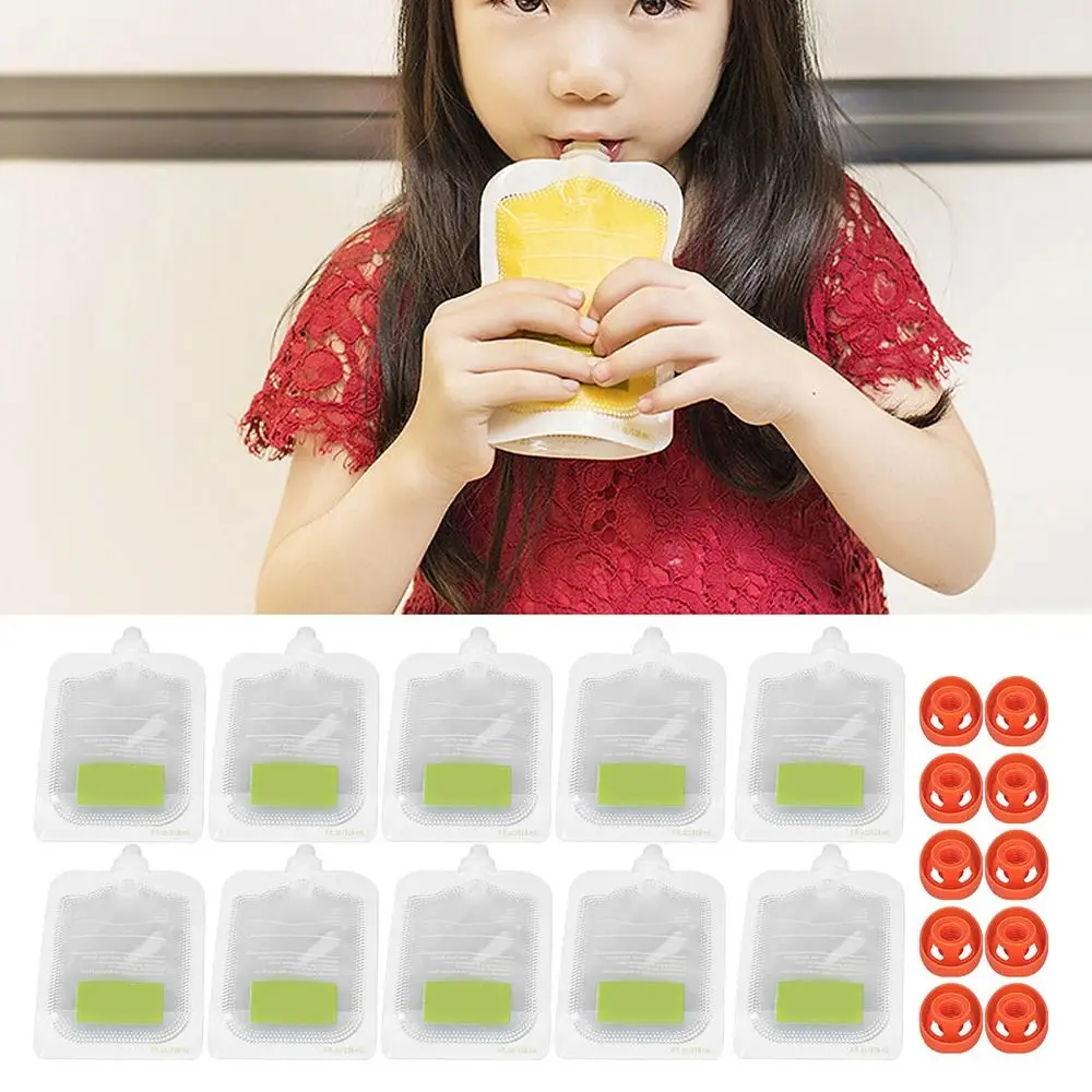 10 ชิ้นนํามาใช้ใหม่อาหารเสริมเ - Baby Food Pouches 1 Year Old บทวิจารณ์และราคา