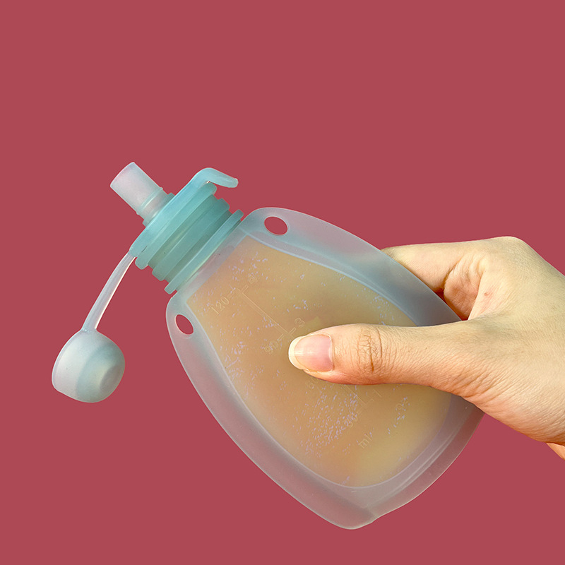 ถุงใส่อาหารเด็กReusableบีบภาชน - Baby Food Pouches 1 Year Old บทวิจารณ์และราคา